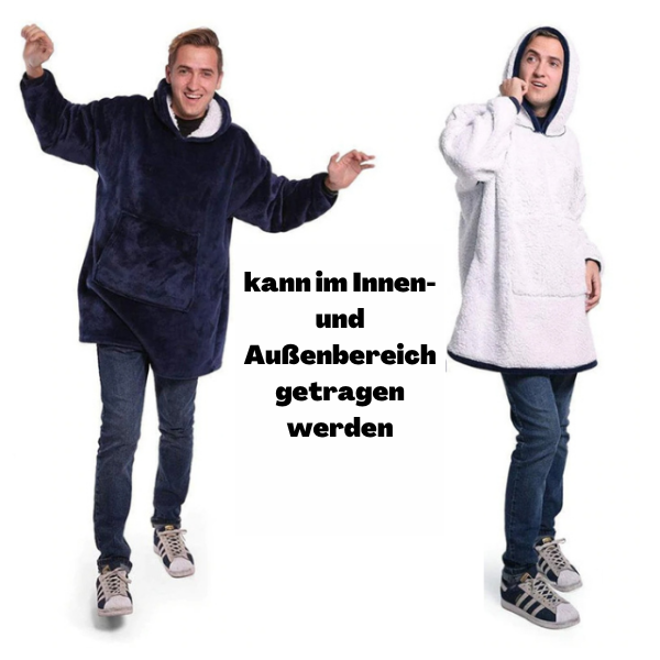 Kuschelige Hoodie-Decke | Das perfekte Geschenk 🎁