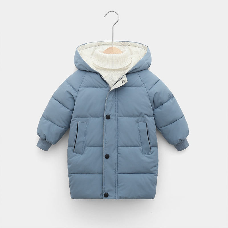 KiddoParka™ - Winterjacke | Für Kinder - Bequem und warm - Seitentaschen und Kapuze