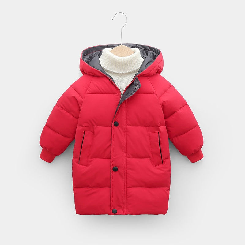 KiddoParka™ - Winterjacke | Für Kinder - Bequem und warm - Seitentaschen und Kapuze