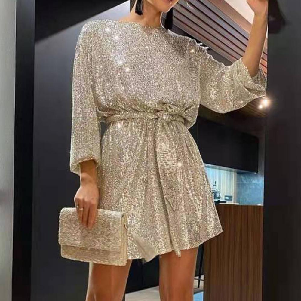 GlitterGlam™ - Elegantes Kleid | Glitzer - Festlicher Look - Für jeden Anlass